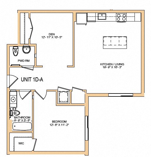 Suite A Floorplan